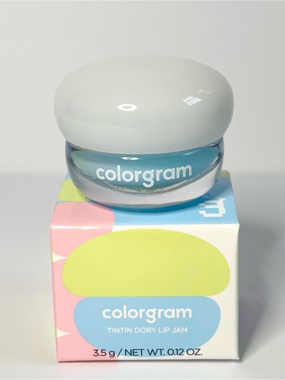Colorgram Soda Jam Lip Jelly 02 Tintin Dory — Sheer Light Blue Gloss